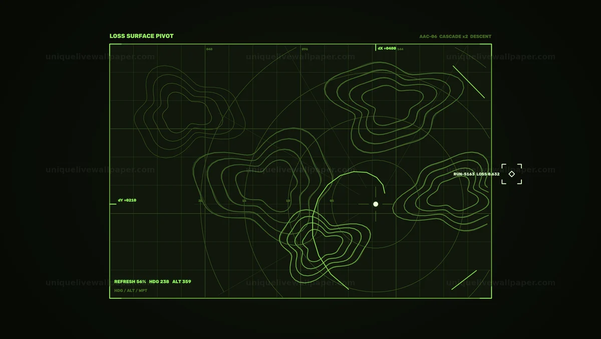 Watermarked thumbnail for AI Algorithm Control HUD Seamless Loop