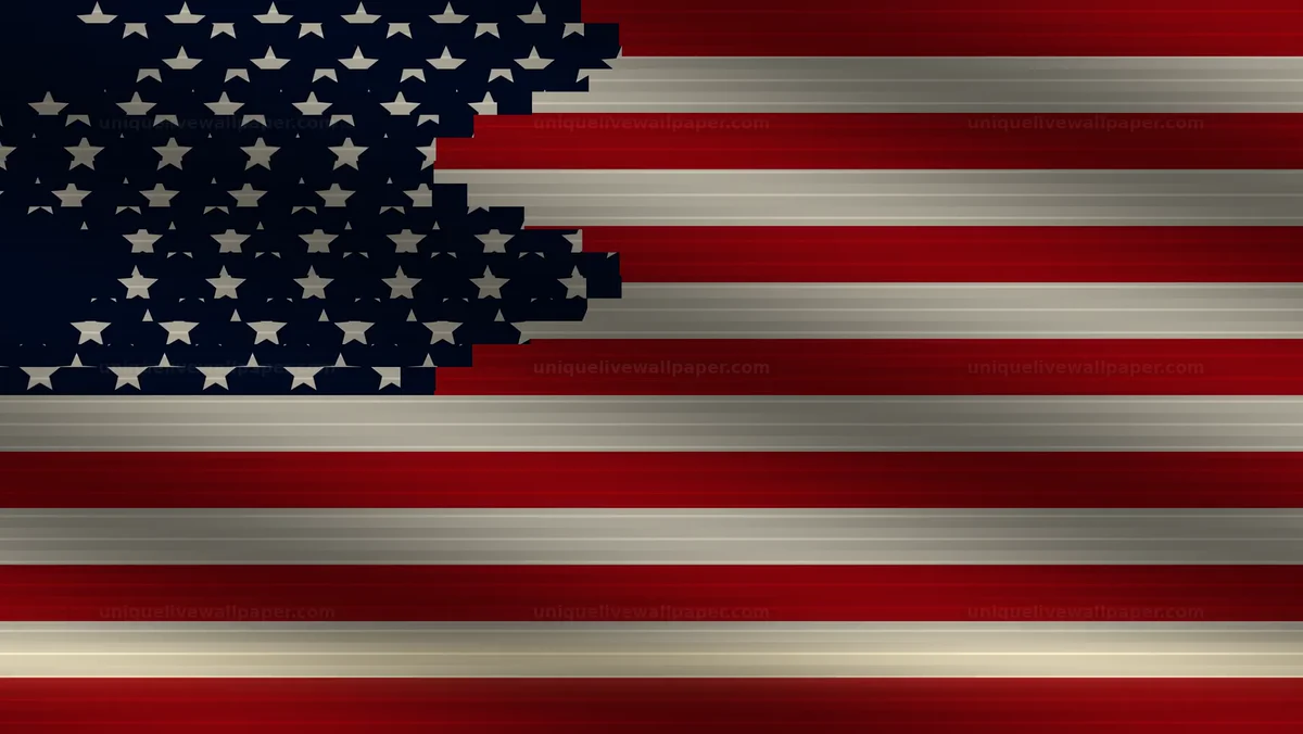 American Flag Stars and Stripes Seamless Loop