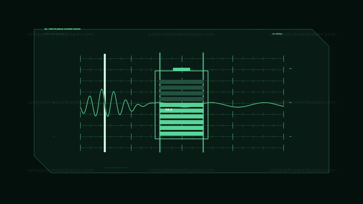 Watermarked thumbnail for Battery Charge Level Dashboard HUD Seamless Loop