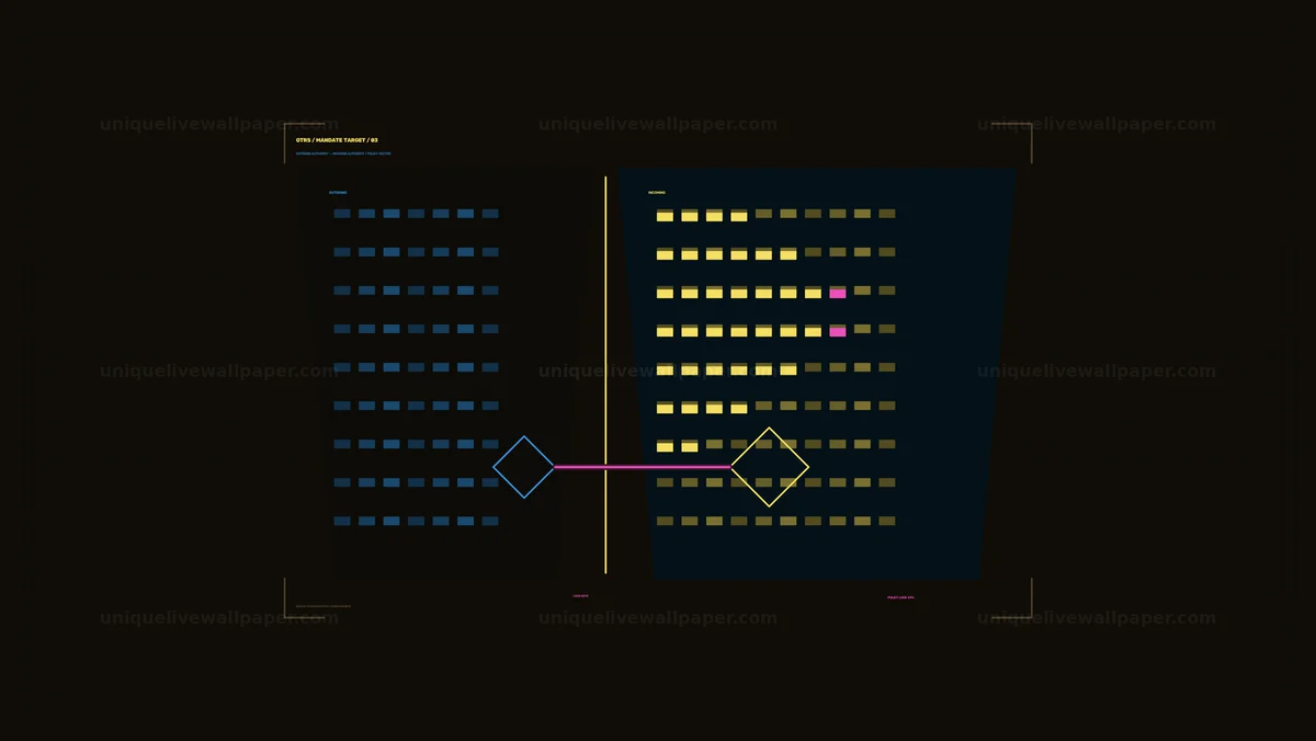 Futuristic Data Transition HUD Seamless Loop