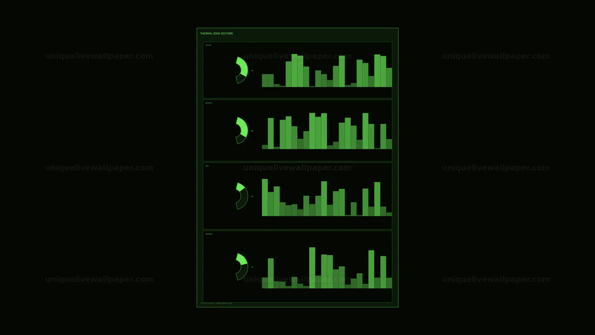 Geothermal Energy Monitoring HUD Seamless Loop