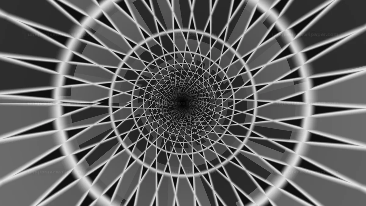 Watermarked thumbnail for Monochrome Spiral Tunnel Background Seamless Loop