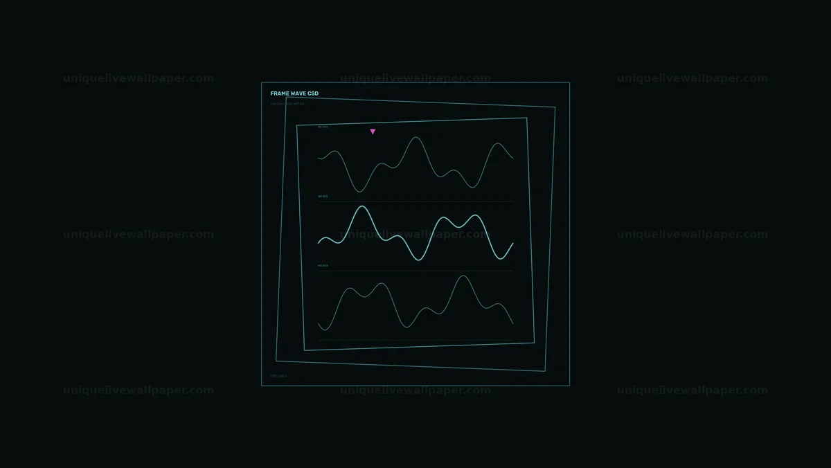 Watermarked thumbnail for Waveform Data HUD Display Seamless Loop