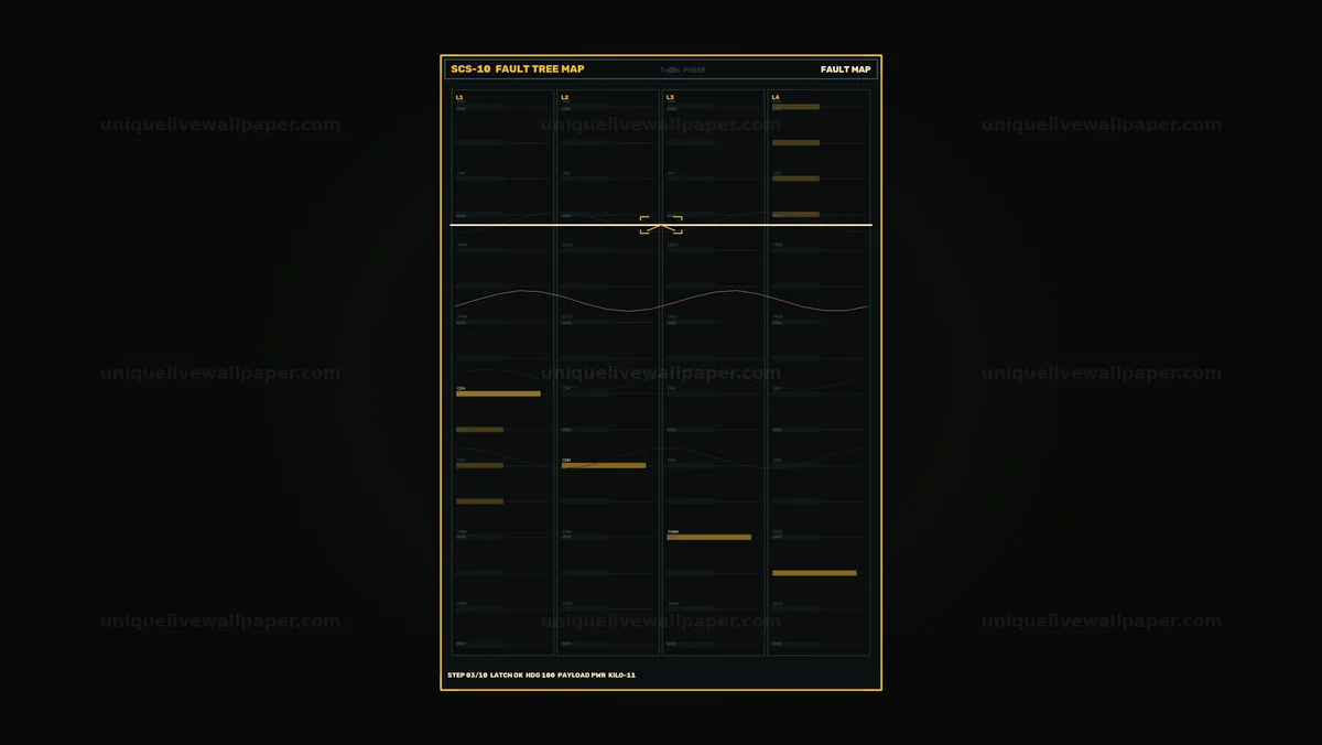 Watermarked thumbnail for Spacecraft Control Systems Fault Map HUD Seamless Loop