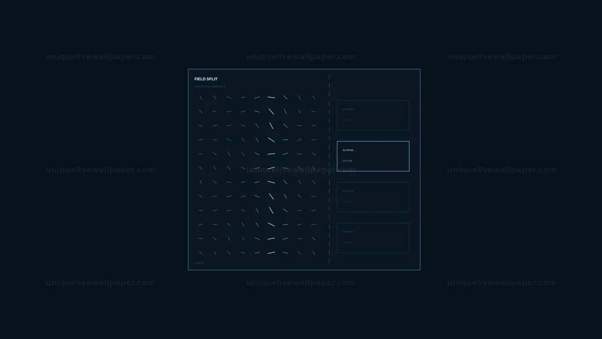 Watermarked thumbnail for Data Dashboard HUD with Vector Field Seamless Loop
