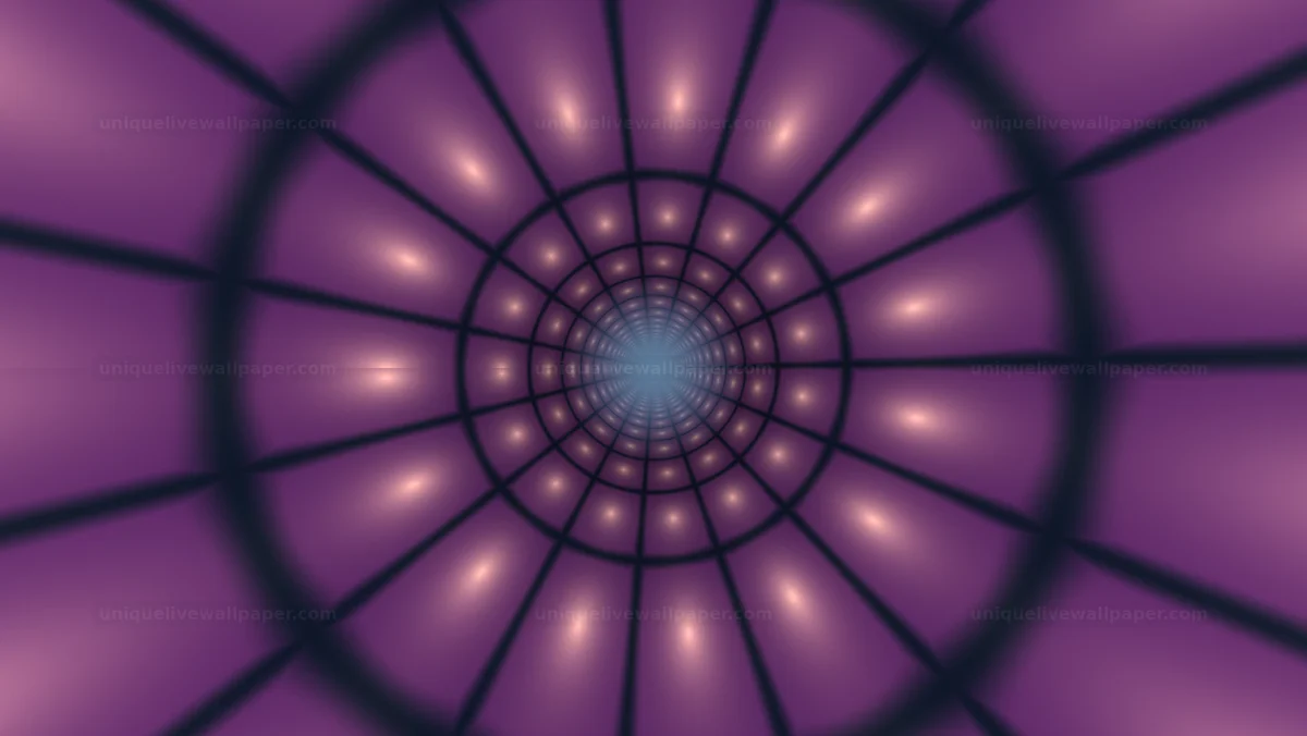 Digital Spacetime Tunnel Background Seamless Loop