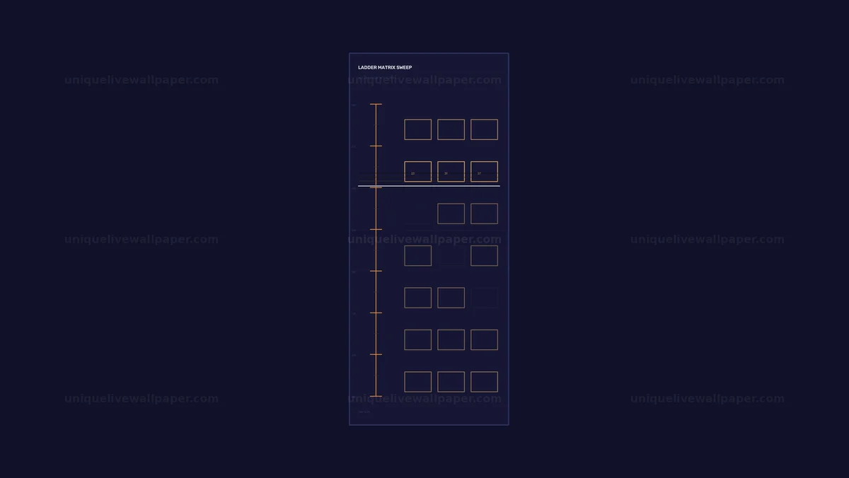 Ladder Matrix Sweep HUD Seamless Loop