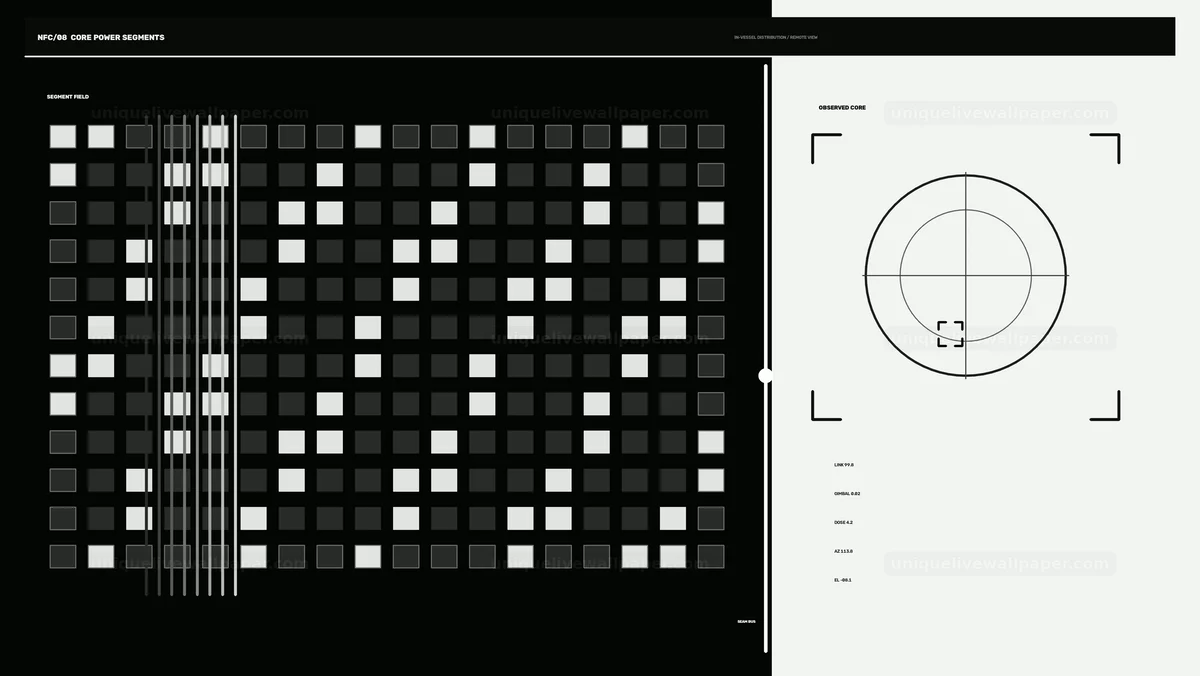 Nuclear Facility Control Panel HUD
